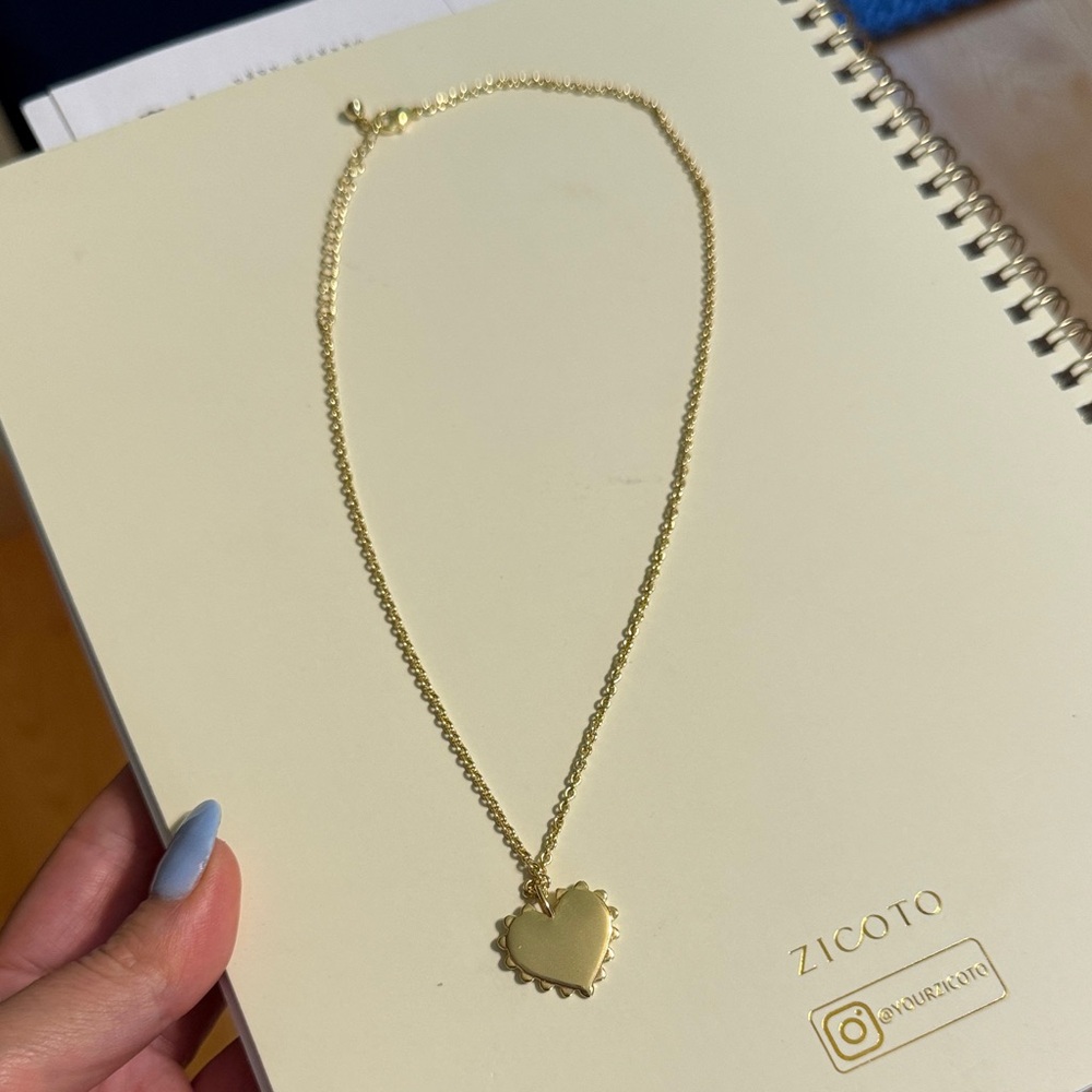 Uncommon James Gold Heart Pendant Necklace no longer sold on website